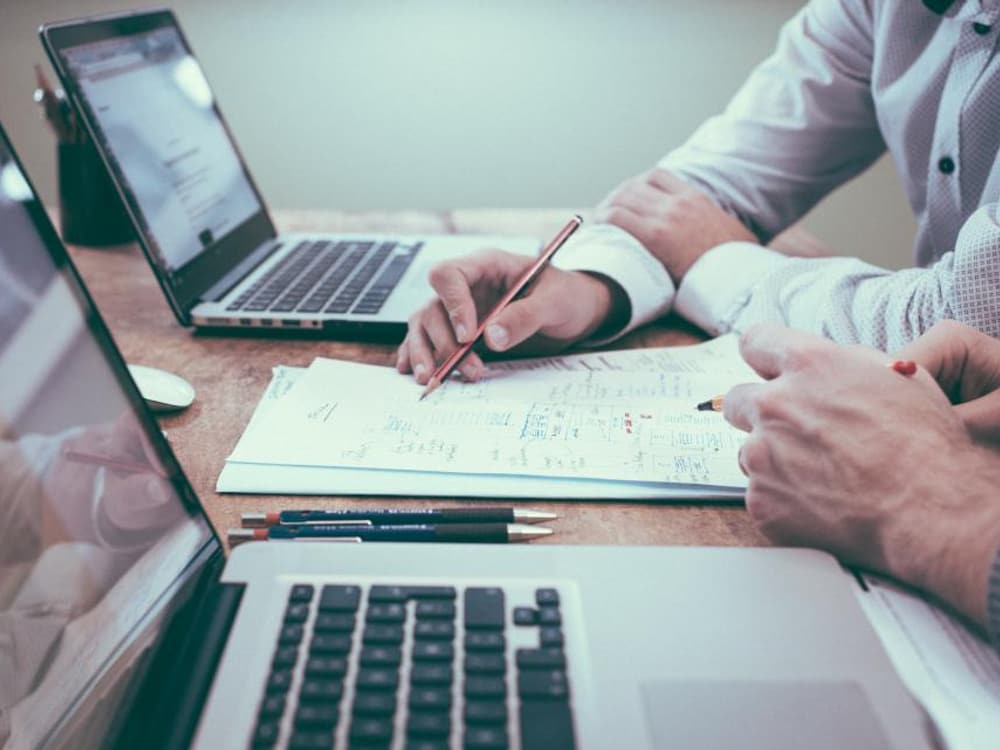 Working through a growth plan alongside a client's team